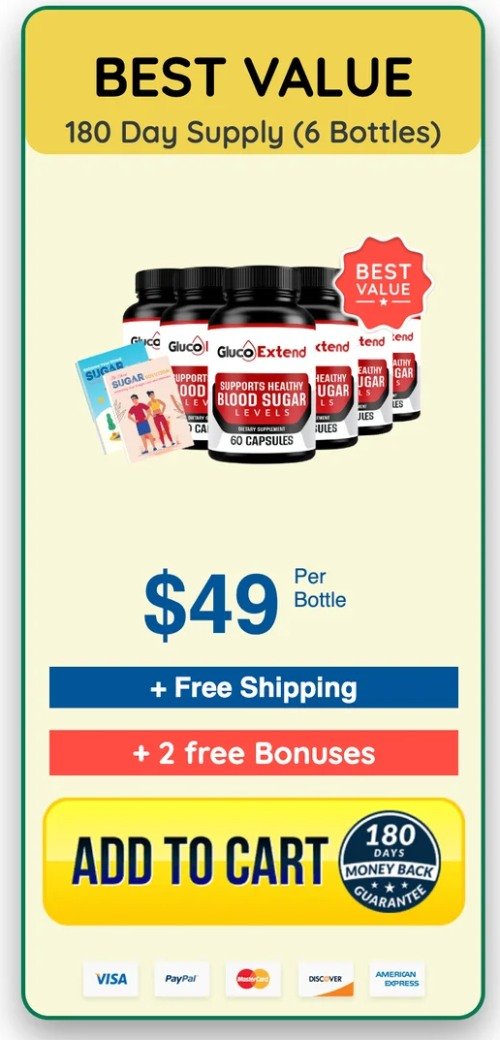 Gluco Extend Buy Online 6 Bottles